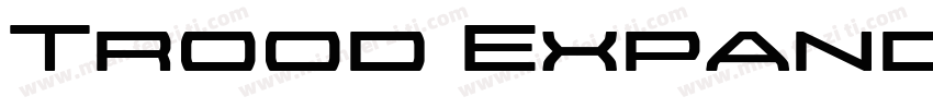 Trood Expanded Bold字体转换